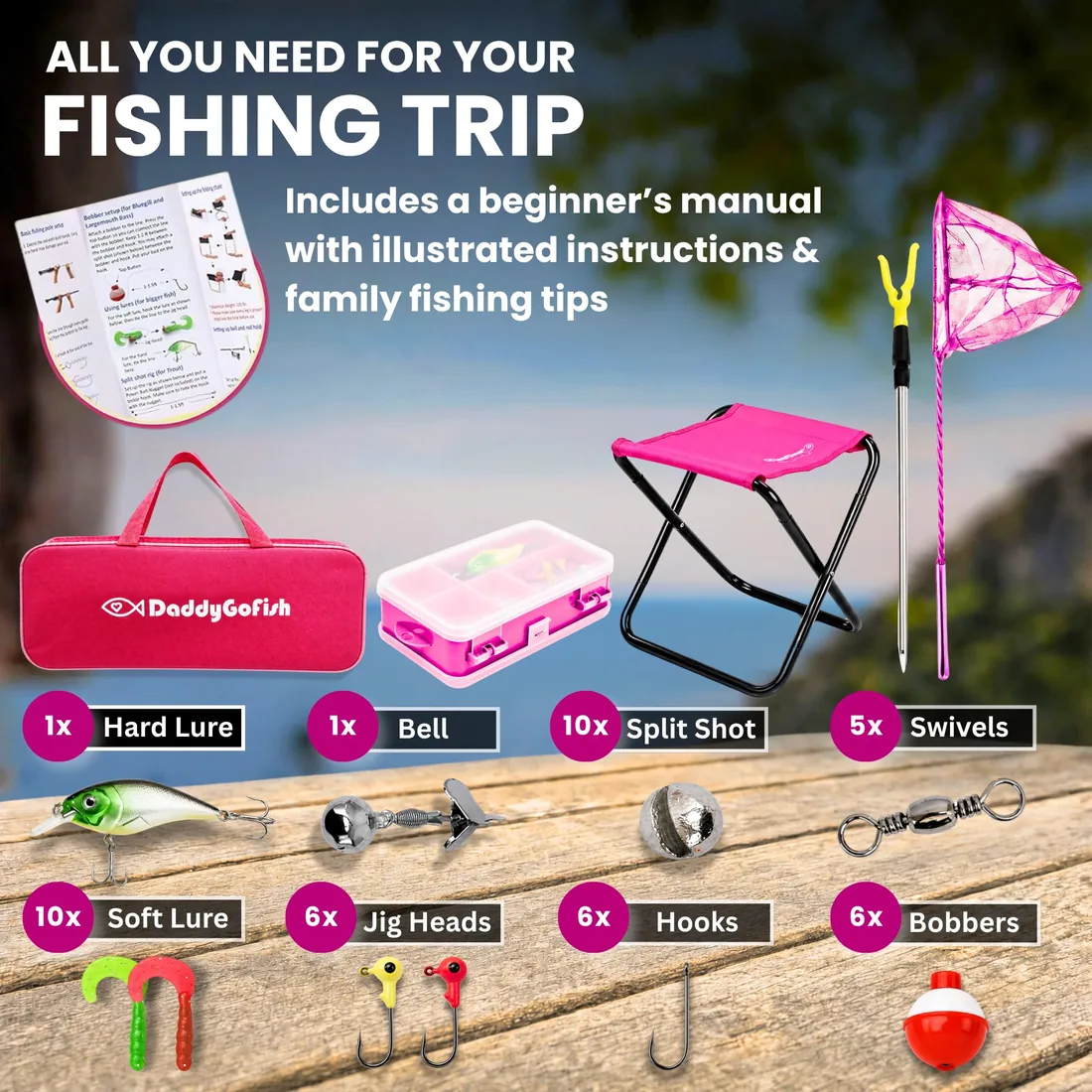 DaddyGoFish Kit de Pesca Infantil — imagen 2